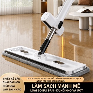 SY-42 - Cây lau nhà dẹt tự vắt bản to 42cm