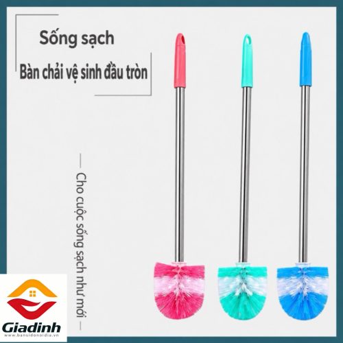 J-1207 - Cọ bồn cầu đầu tròn treo tường cán dài