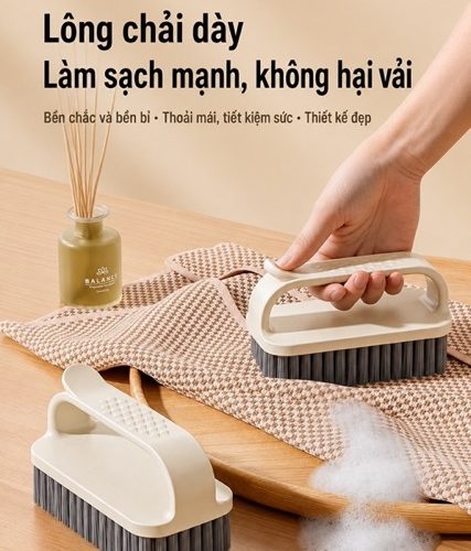 MX-1039 - Bàn chải giặt đồ và chà giày lông mềm không rụng sợi