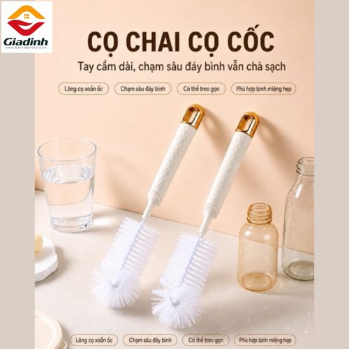 MX-1040 - Bộ cọ rửa bình sữa và ly cốc cán dài