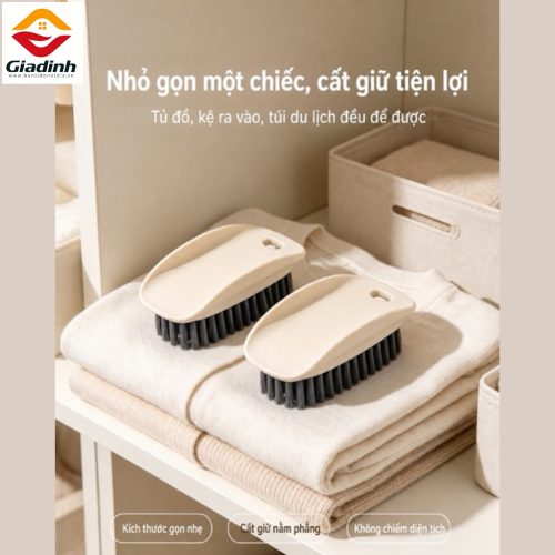 MX-1051 - Bàn chải giặt đồ đa năng lông mềm thay được đầu