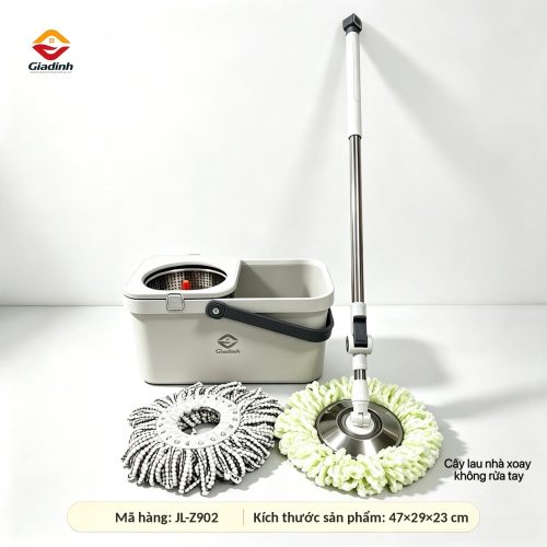 JL-Z902 - Bộ cây lau nhà xoay kèm xô thế hệ mới