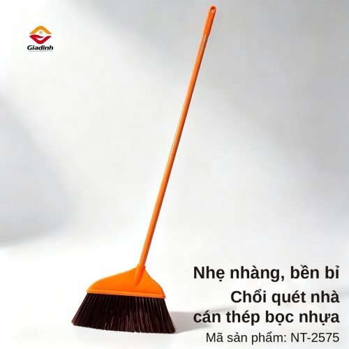 NT-2575 - Chổi quét nhà lông mềm cán dài loại nhẹ
