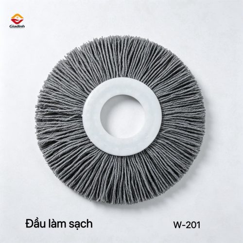 W-201 – Bông lau thay thế cây lau nhà xoay (màu xám)